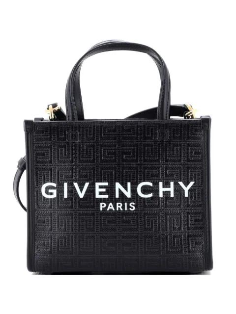 G- 4G Embossed Coated Canvas Mini tote bag by GIVENCHY 