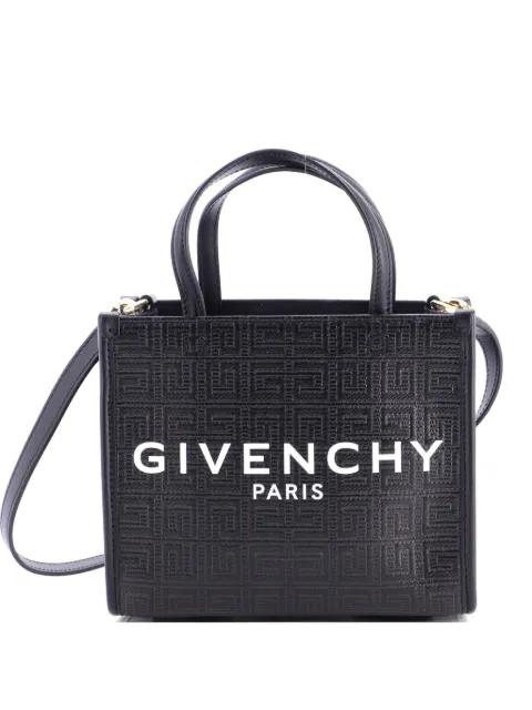 G- 4G Embossed Coated Canvas Mini tote bag by GIVENCHY 