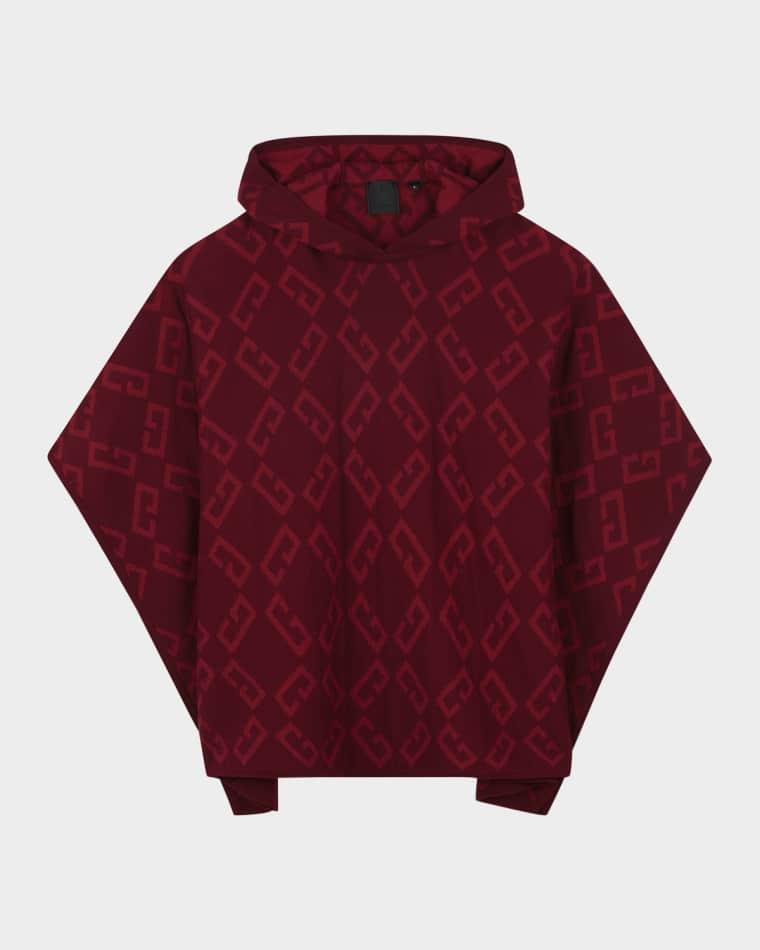 Girl's 4G Intarsia Sweater Cape by GIVENCHY