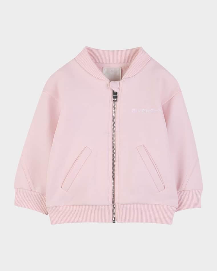 Girl's Cotton Logo Bomber Jacket, Size 2-3 by GIVENCHY