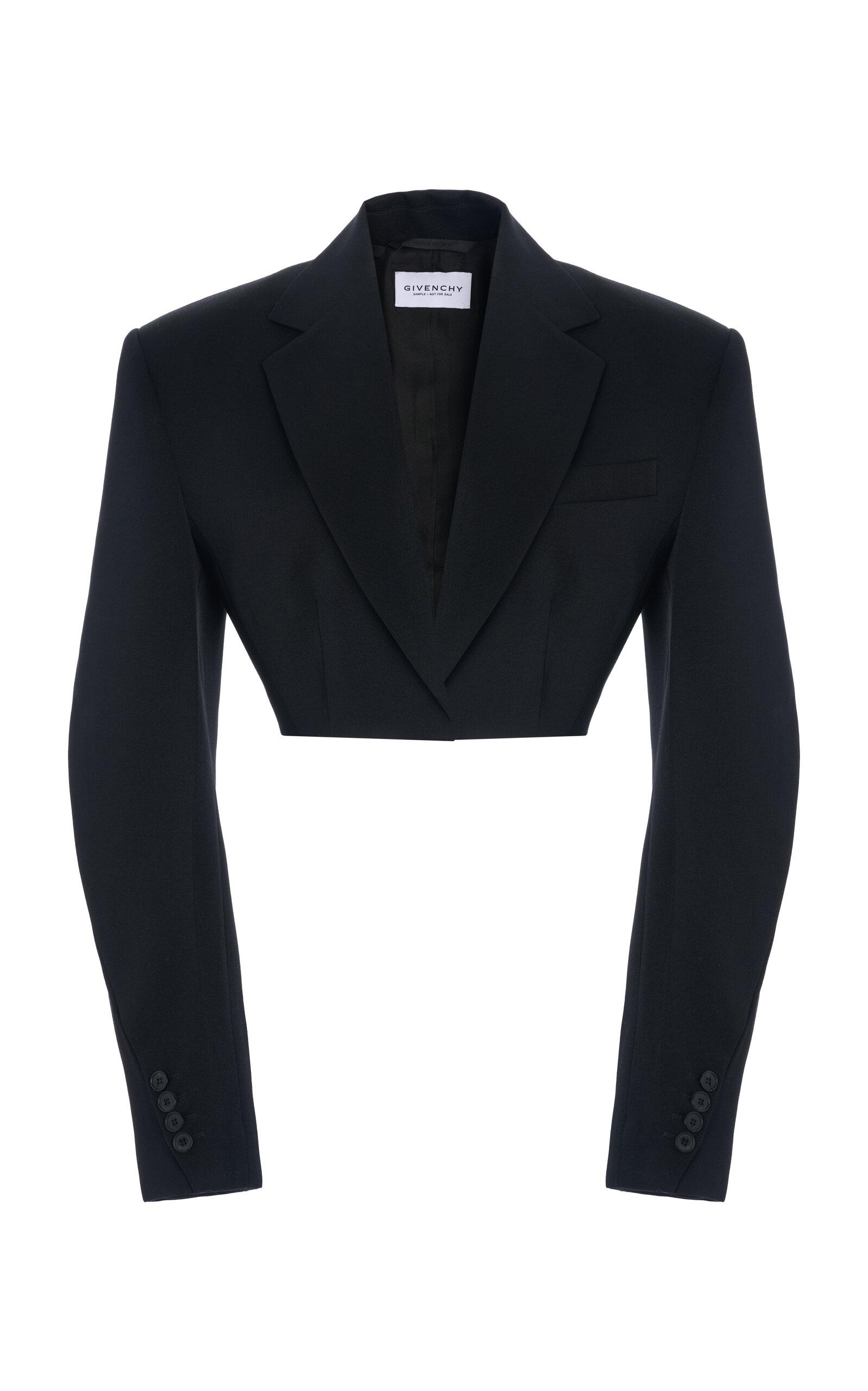 Givenchy Cropped Cocoon Tuxedo Jacket - Moda Operandi by GIVENCHY