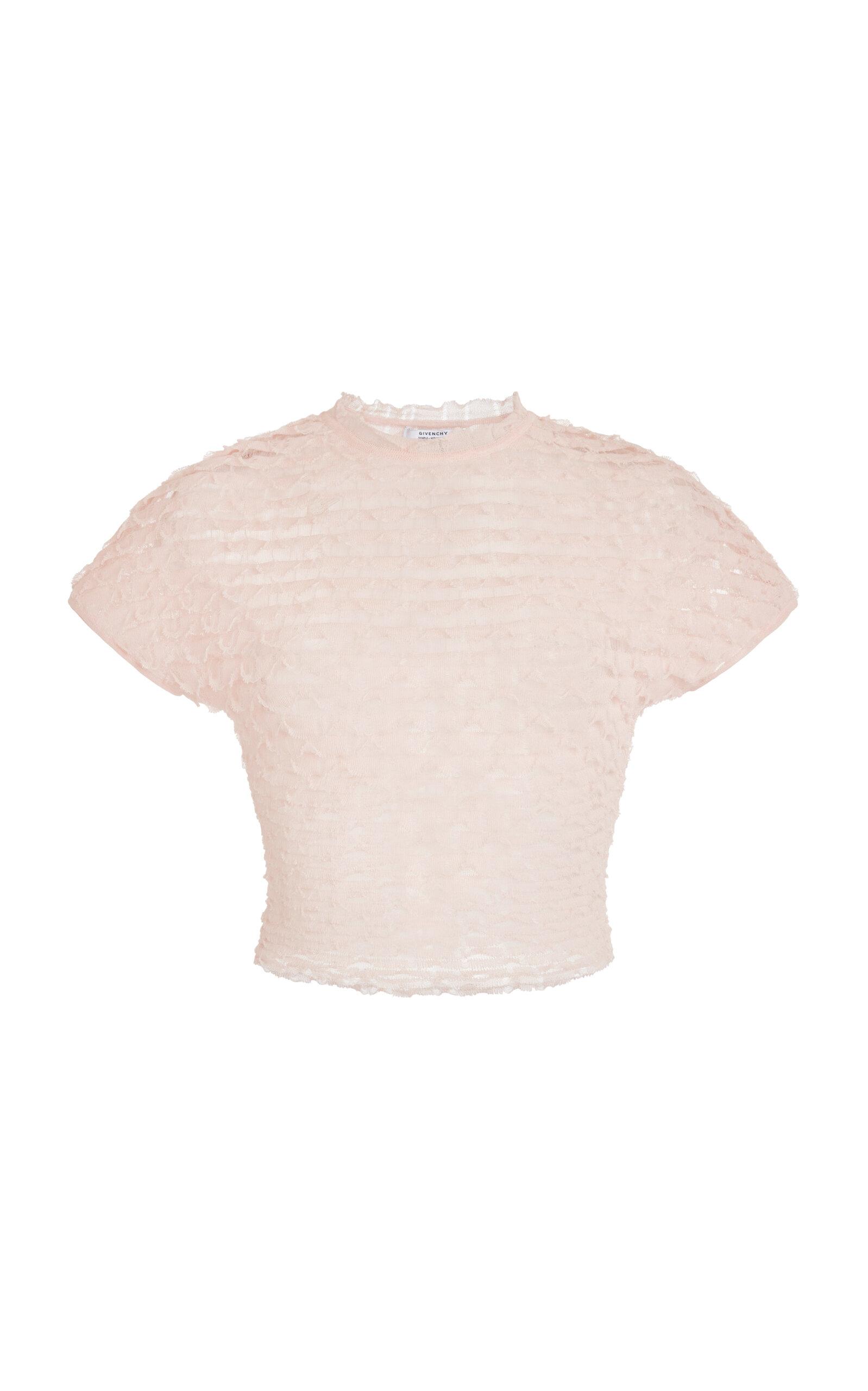 Givenchy Frills Knit Crop top - Moda Operandi by GIVENCHY
