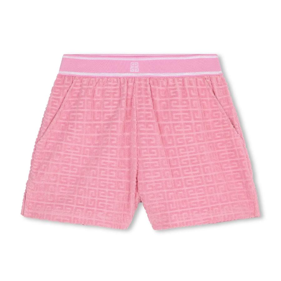 Givenchy Girls 4G-Jacquard Terry Shorts by GIVENCHY