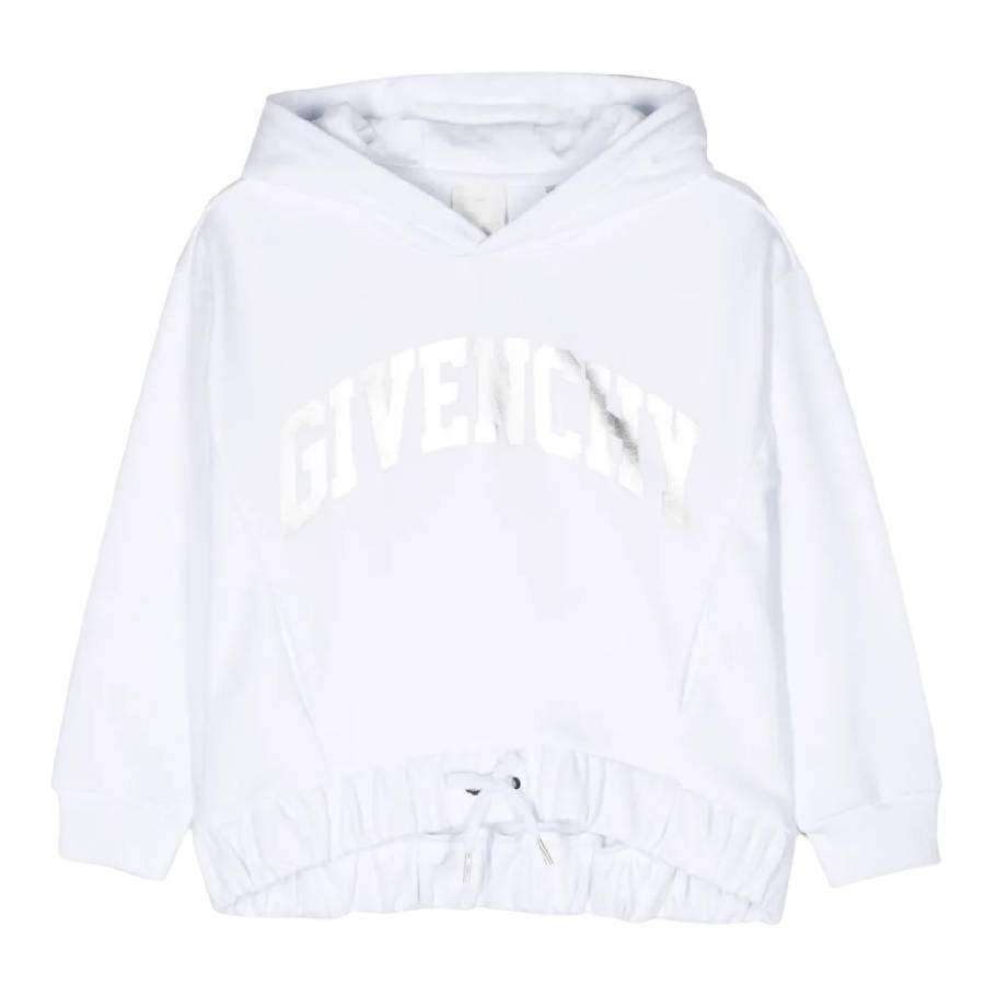 Givenchy Girls Logo-Print Long Sleeve Hoodie by GIVENCHY