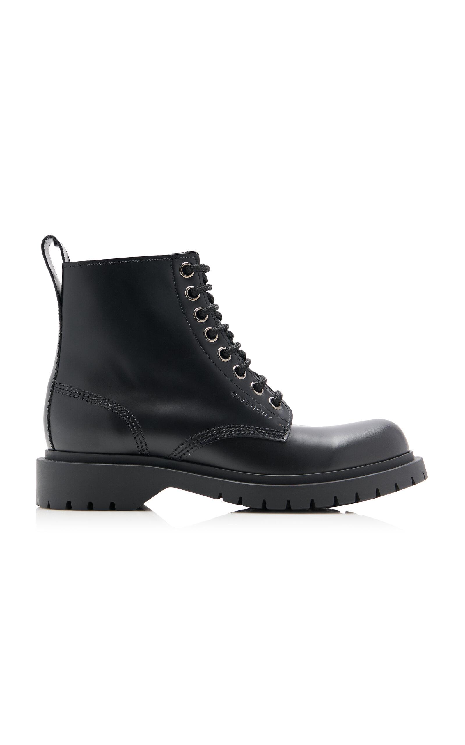 Givenchy Lace-Up Leather Boots - Moda Operandi by GIVENCHY