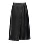 Givenchy Leather Asymmetric Midi Skirt by GIVENCHY