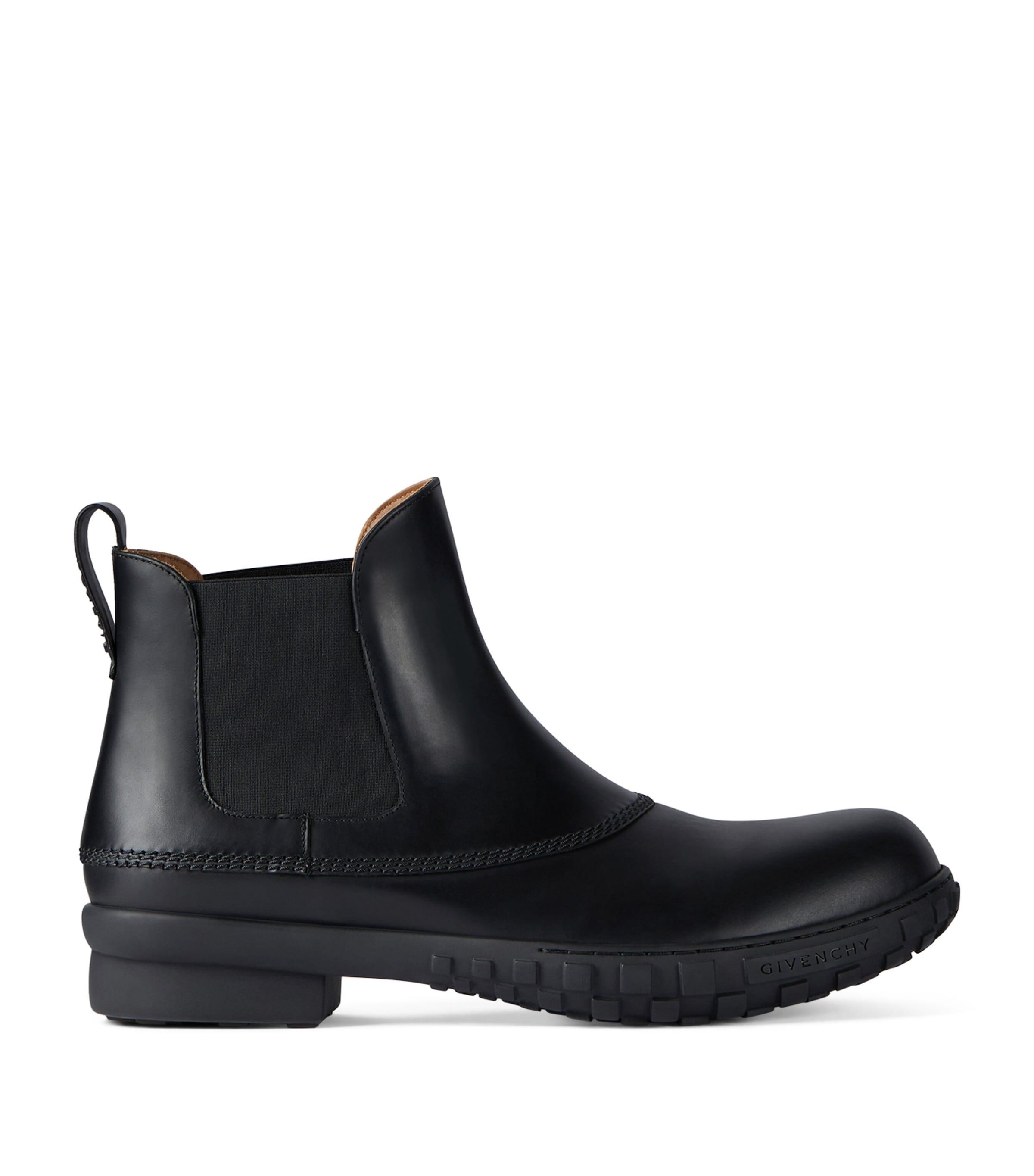 Givenchy Leather Echo Chelsea Boots by GIVENCHY