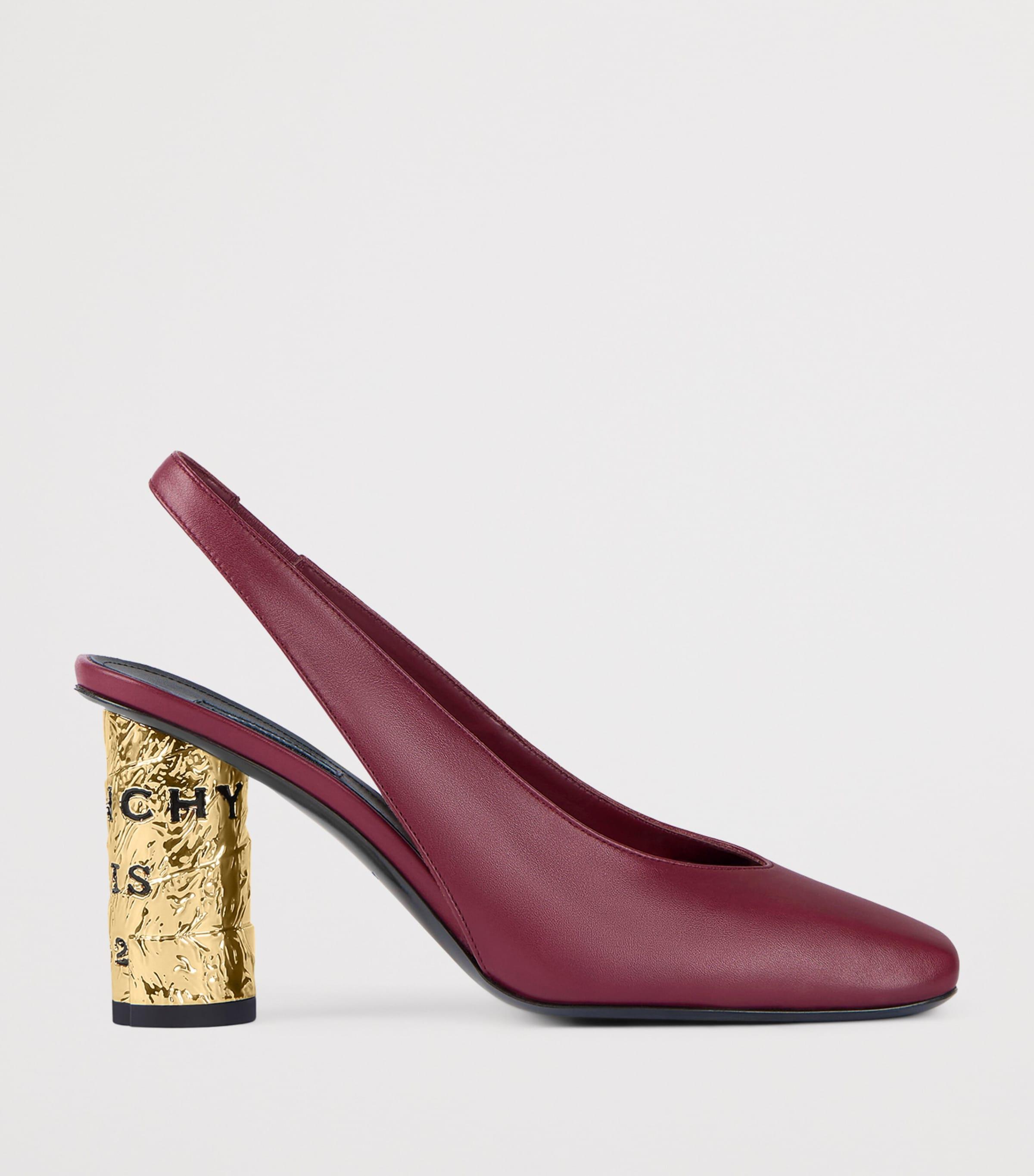 Givenchy Leather Slingback Heels 85 by GIVENCHY