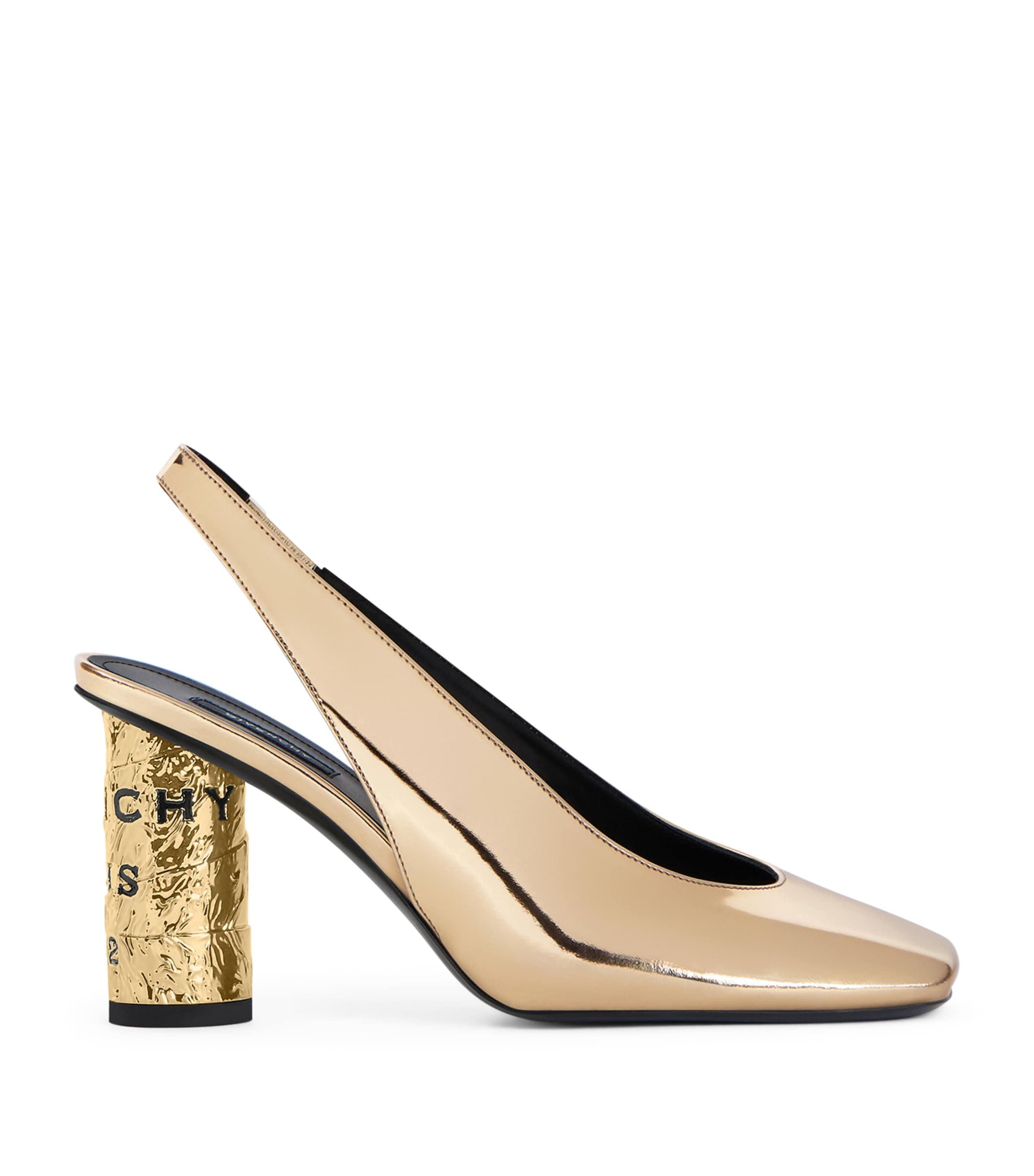 Givenchy Leather Slingback Heels 85 by GIVENCHY
