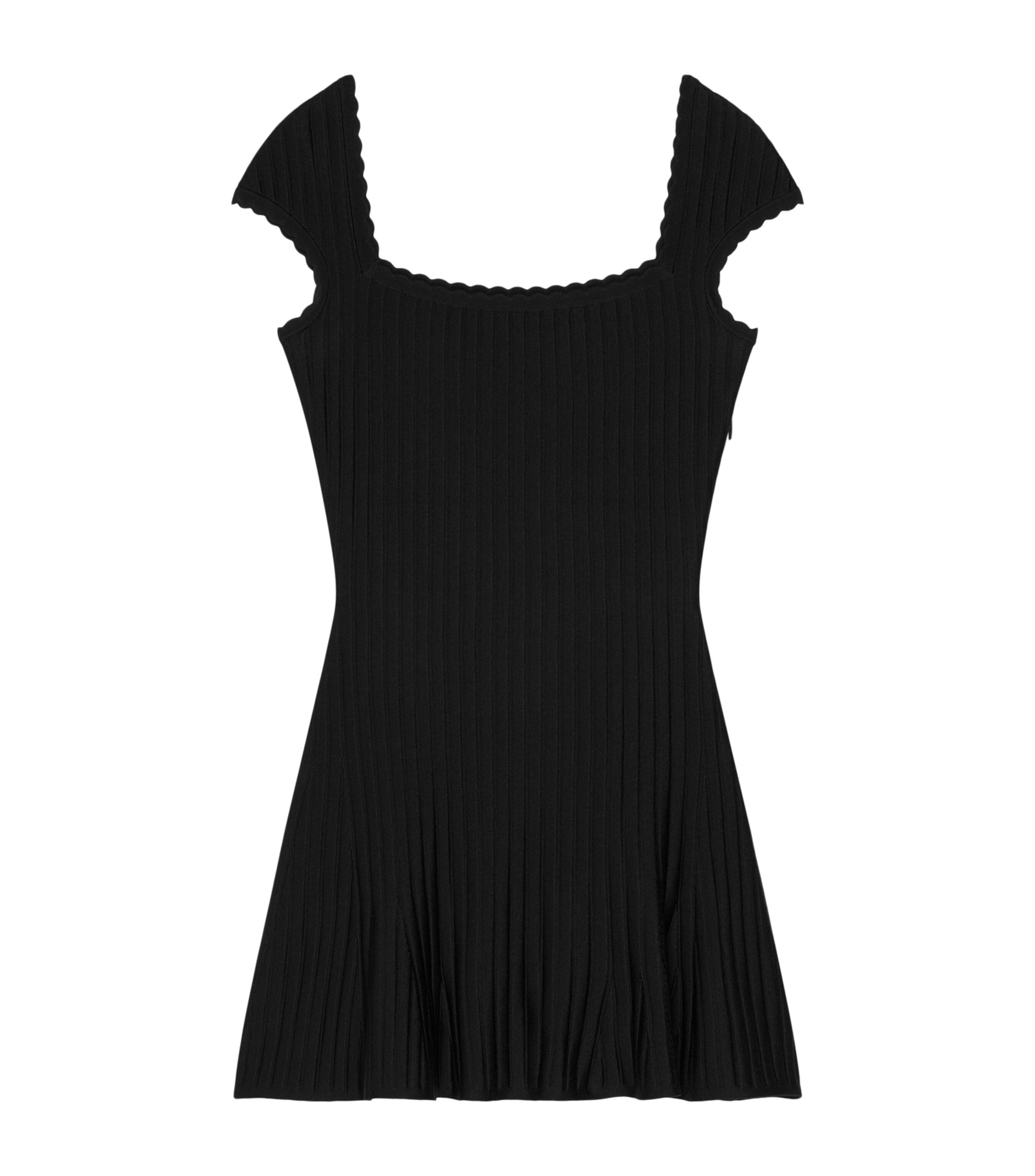 Givenchy Ribbed Cap-Sleeve Mini Dress by GIVENCHY