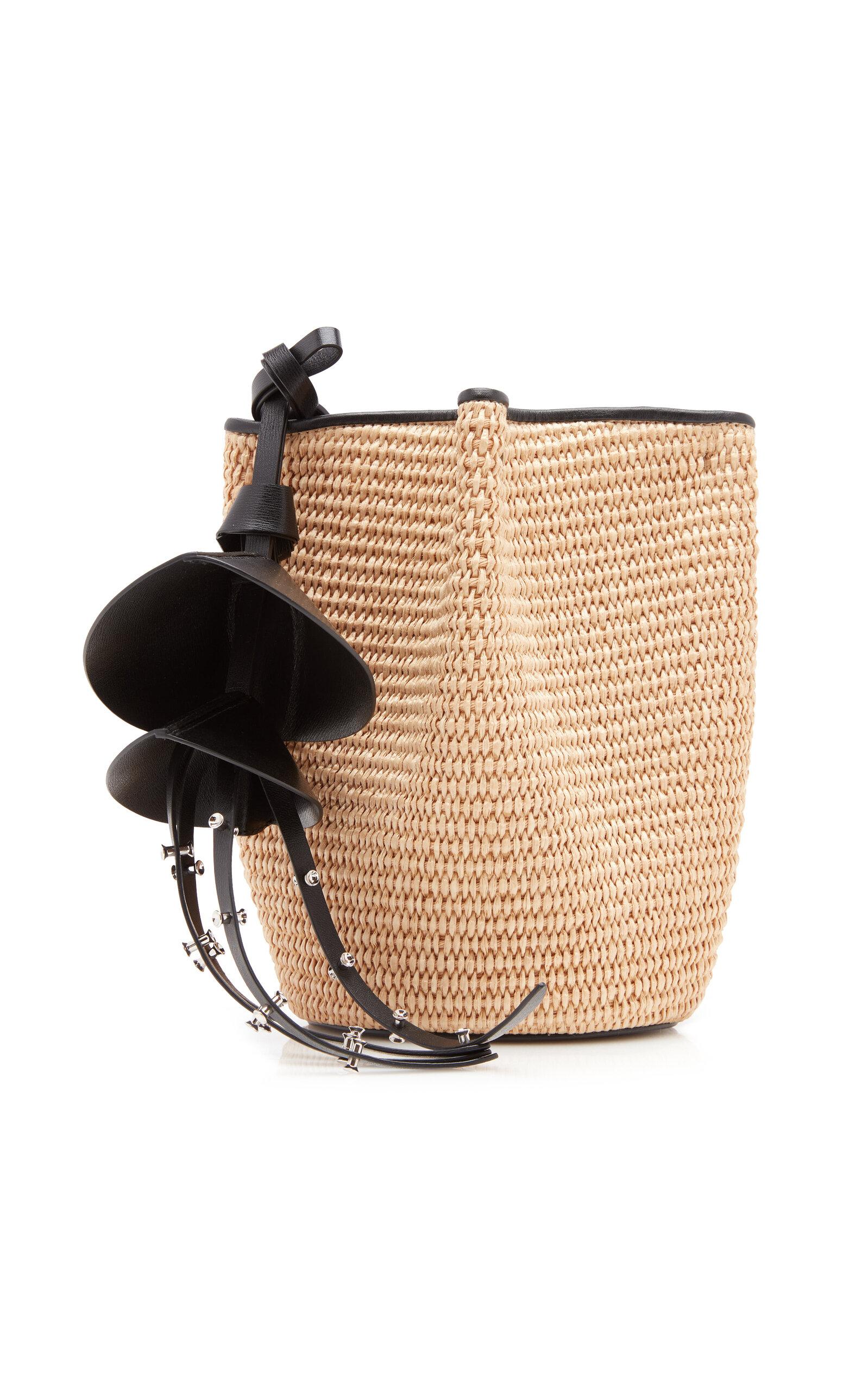 Givenchy Snap Nano Raffia Bucket Bag - Moda Operandi by GIVENCHY