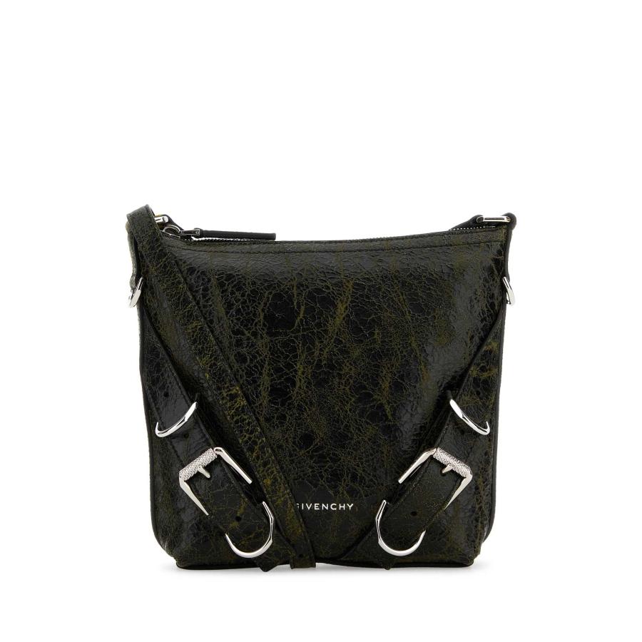 Givenchy Two-Tone Leather Voyou Crossbody Bag by GIVENCHY