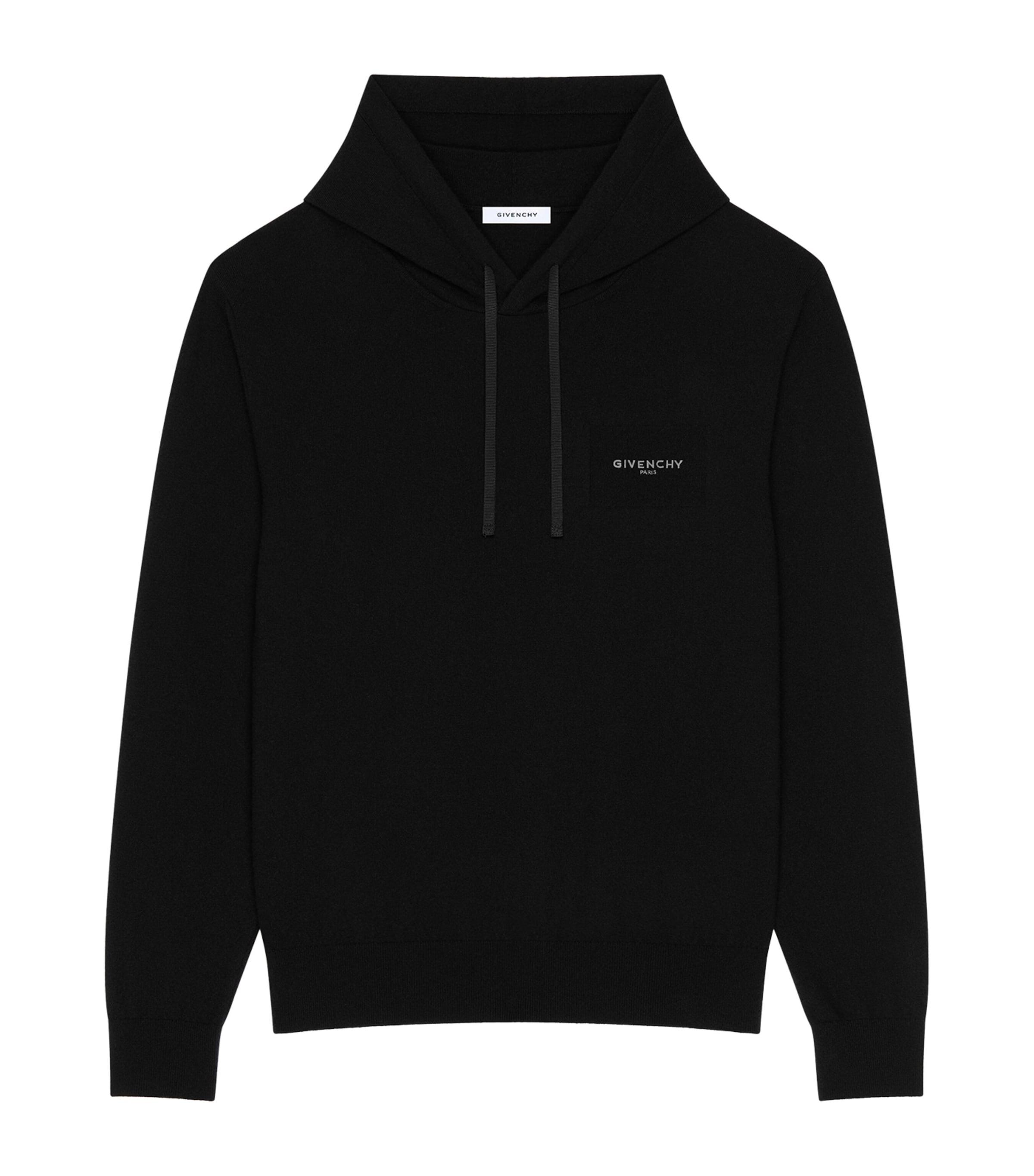 Givenchy Wool-Cashmere Logo Hoodie by GIVENCHY