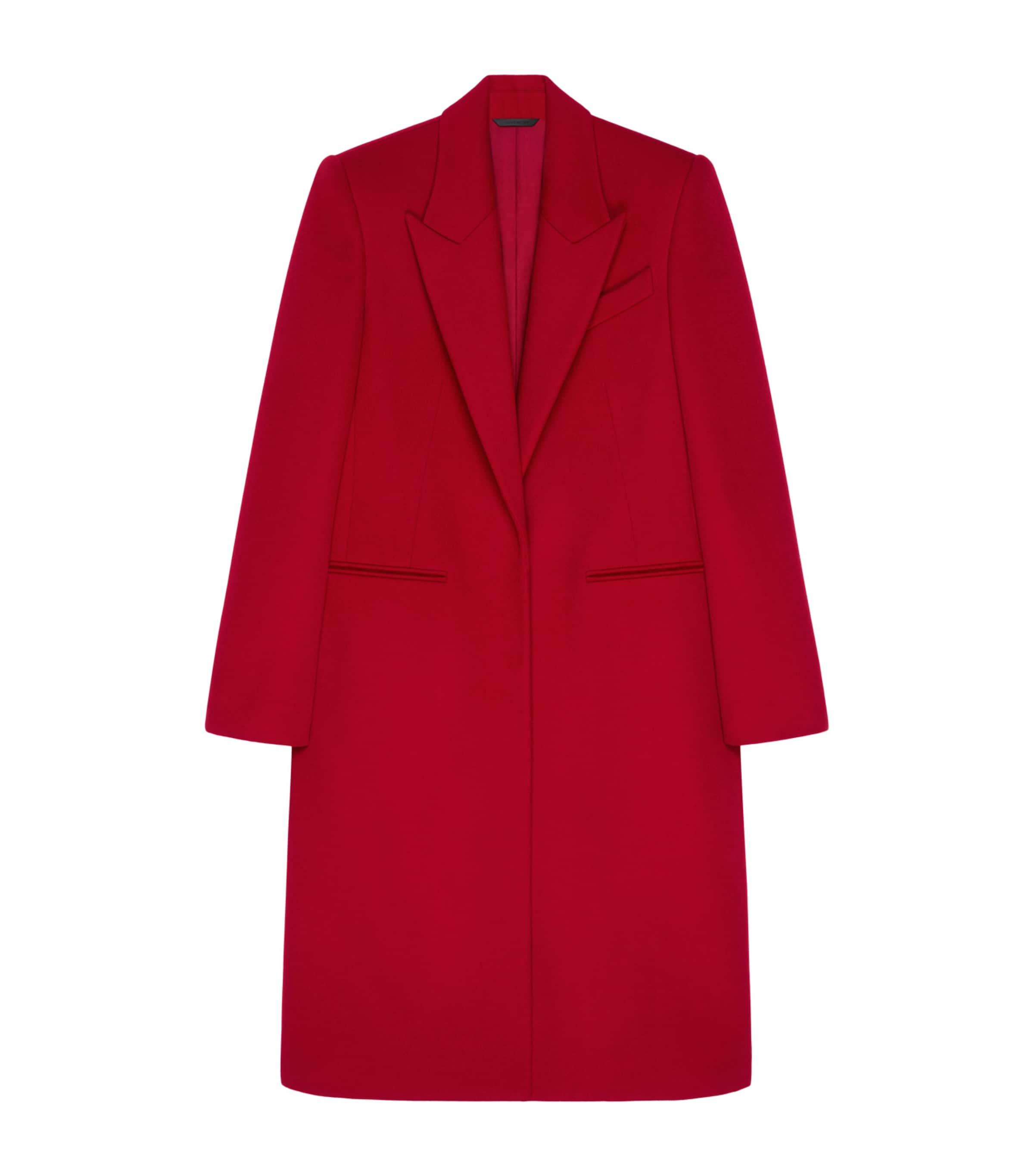 Givenchy Wool Tailored Coat by GIVENCHY