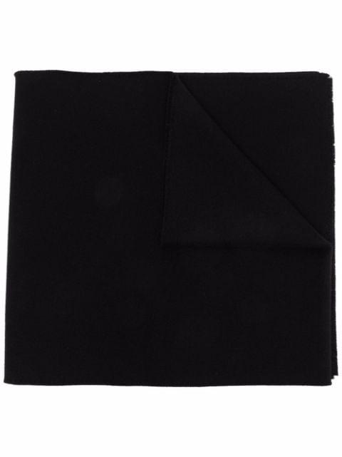 Greca-embroidered wool-cashmere scarf by GIVENCHY