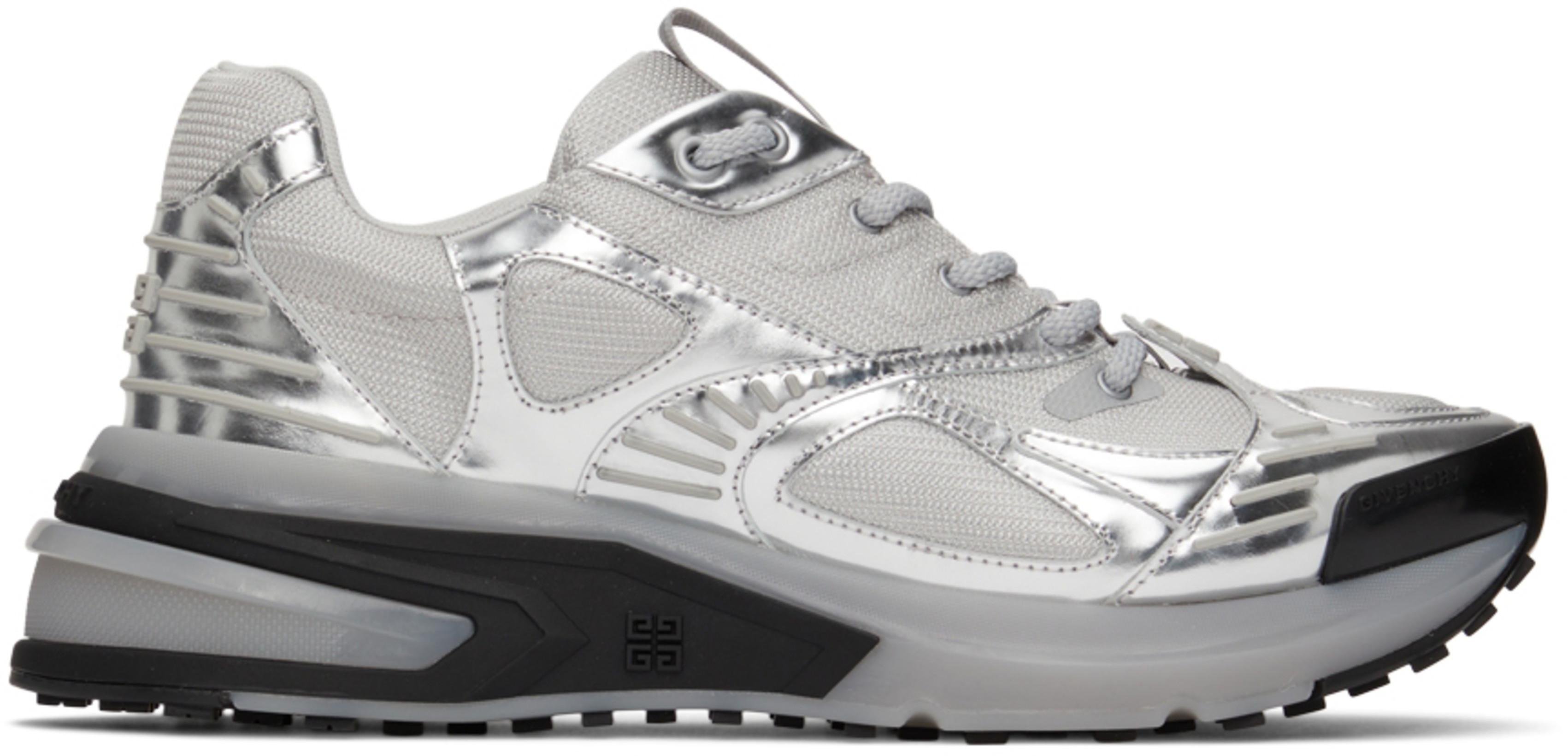 Grey & Silver GIV 1 TR Sneakers by GIVENCHY