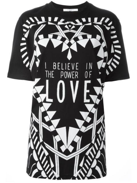 I Believe in the Power of Love T-shirt by GIVENCHY