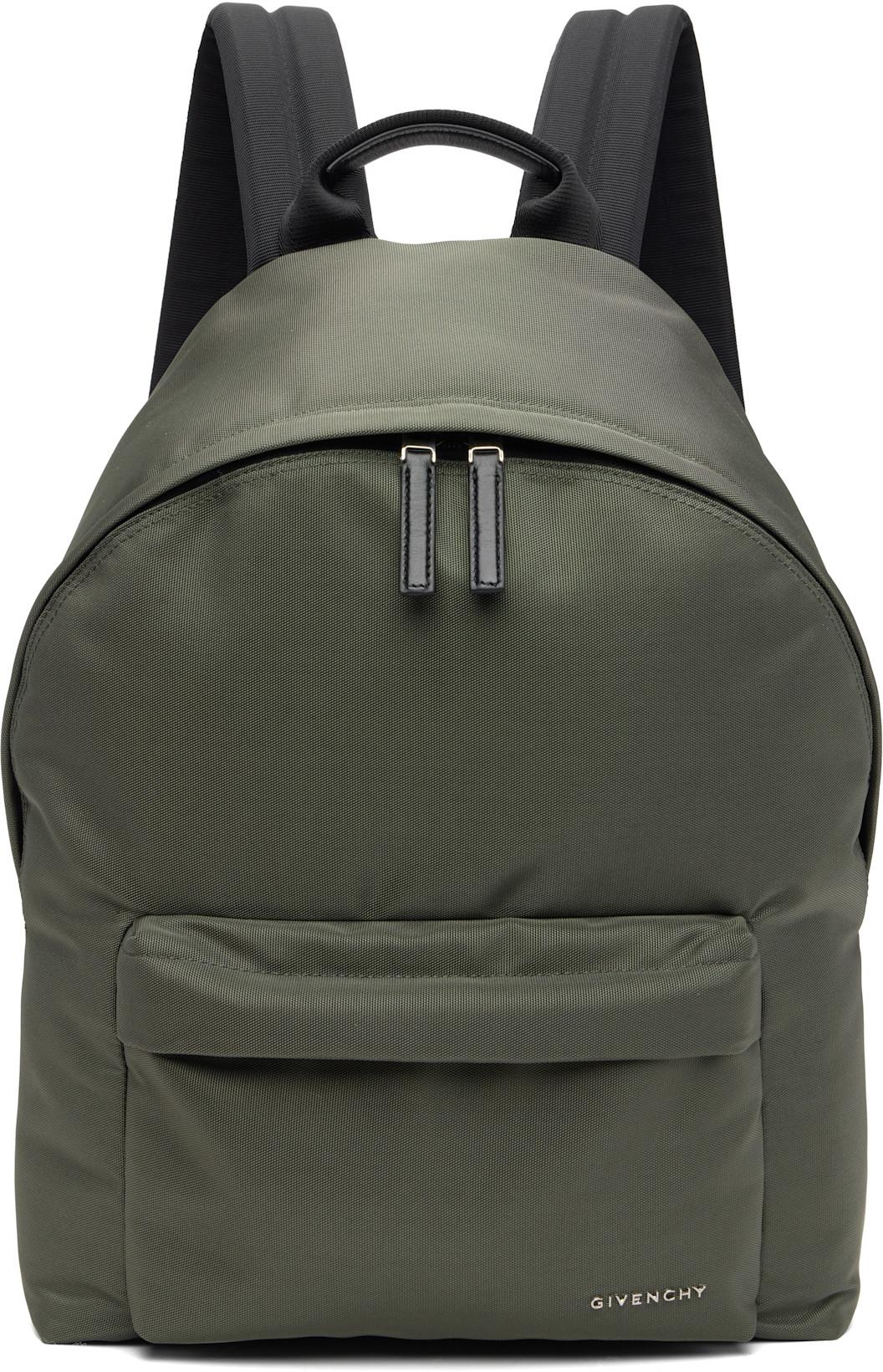 Khaki Essential U Nylon Backpack by GIVENCHY