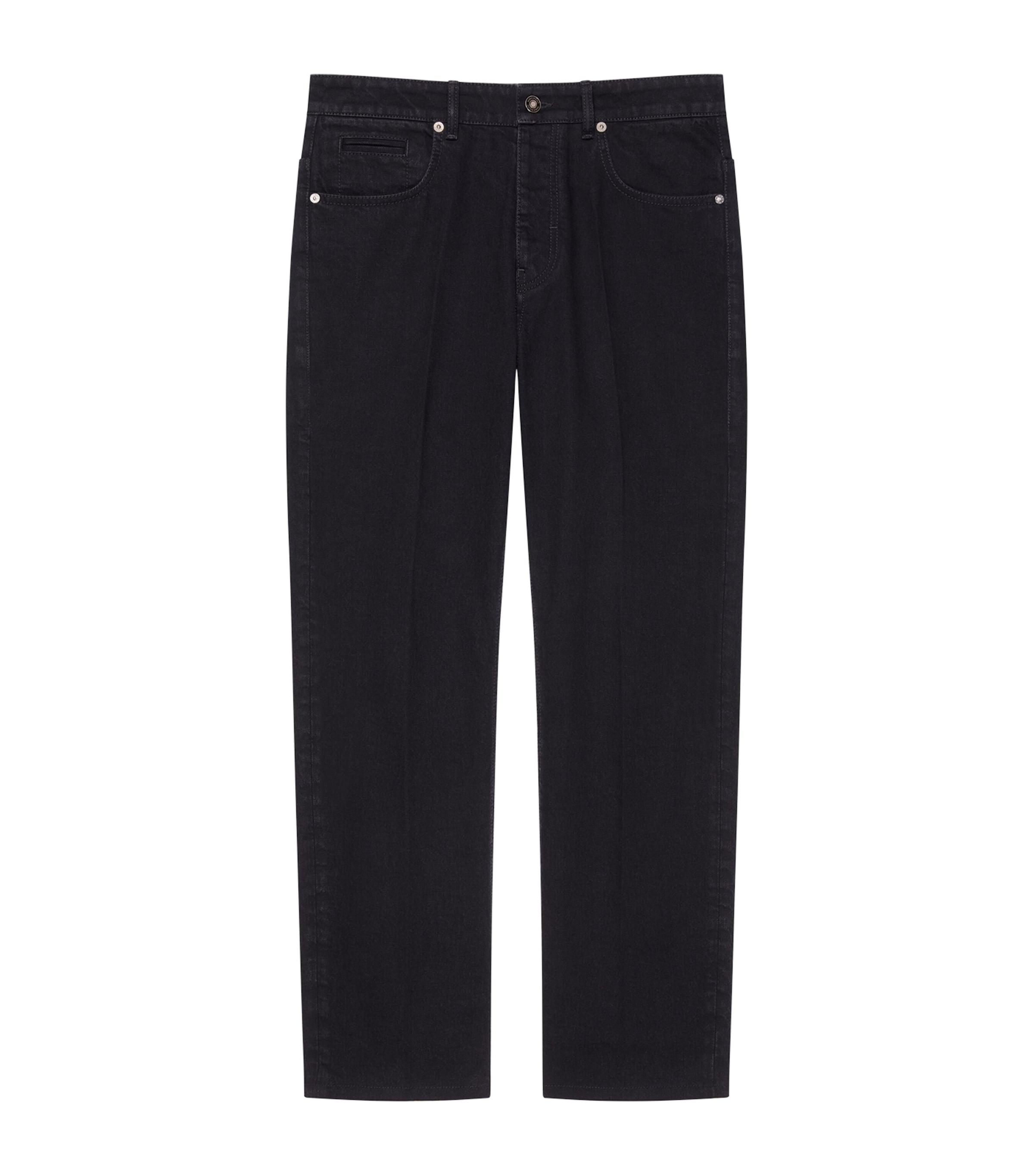 Logo-Embroidered Straight Fit Jeans by GIVENCHY