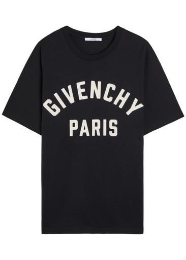 Logo-appliquéd cotton T-shirt by GIVENCHY