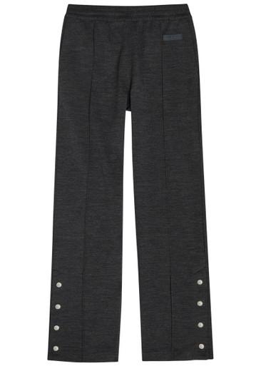 Logo-appliquéd straight-leg track pants by GIVENCHY