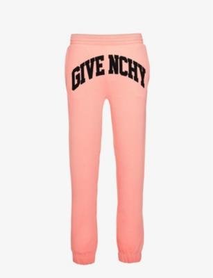 Logo-appliqué tapered-leg cotton-jersey jogging bottoms by GIVENCHY