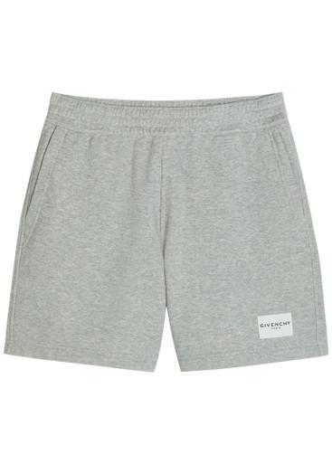 Logo cotton shorts by GIVENCHY