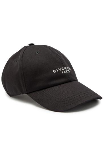 Logo-embroidered cnavas cap by GIVENCHY