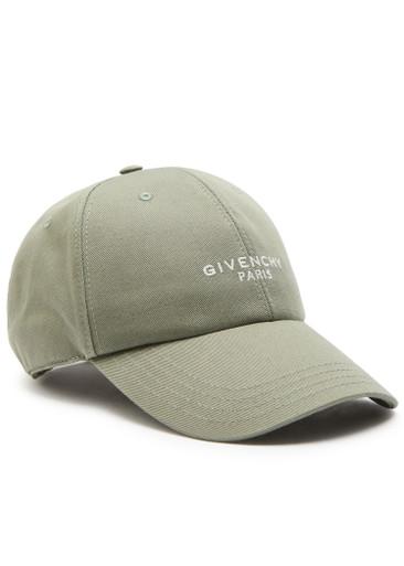 Logo-embroidered cnavas cap by GIVENCHY