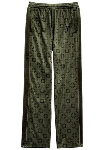 Logo-jacquard velour sweatpants by GIVENCHY