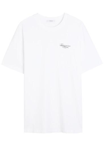 Logo-print cotton T-shirt by GIVENCHY