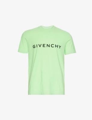 Logo-print slim-fit cotton-jersey T-shirt by GIVENCHY