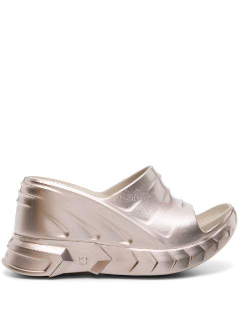 Marshmallow 110mm wedge flip flops by GIVENCHY