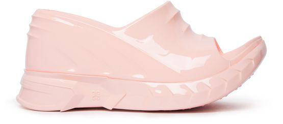 Marshmallow rubber wedge sandals by GIVENCHY