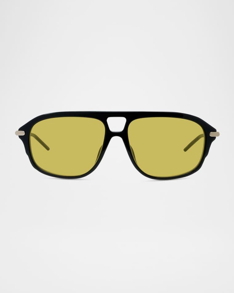 Men's GV40113IM Acetate Square Sunglasses by GIVENCHY