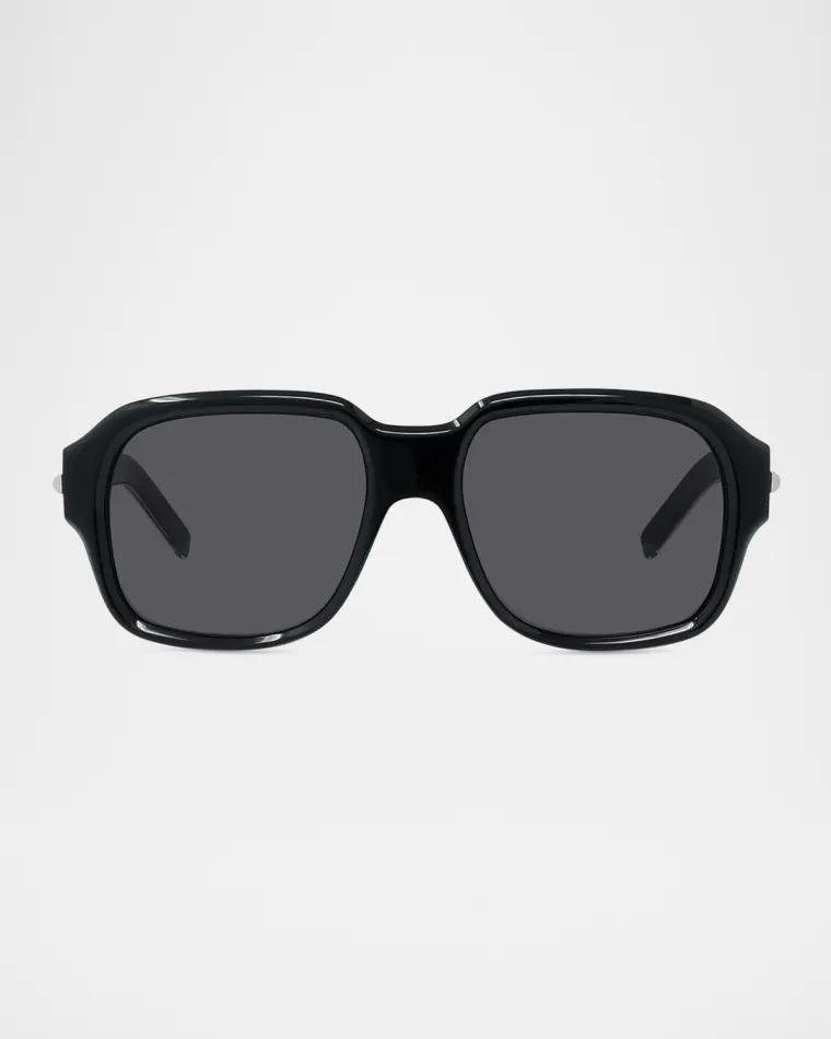 Men's GV40114IM Acetate Square Sunglasses by GIVENCHY