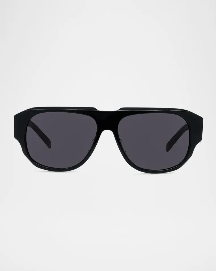 Men's GV40115UM GV Day Acetate Square Sunglasses by GIVENCHY