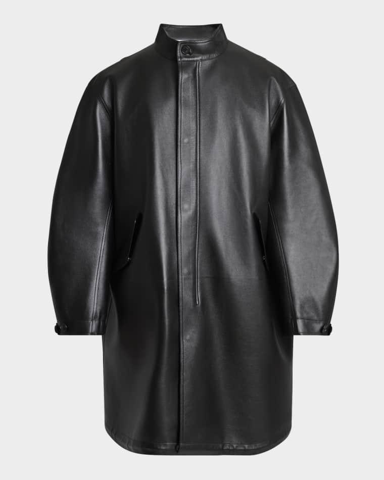 Men's Leather Fishtail Parka by GIVENCHY