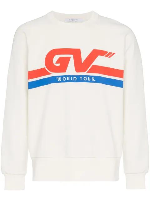 Motorcross print cotton sweatshirt by GIVENCHY