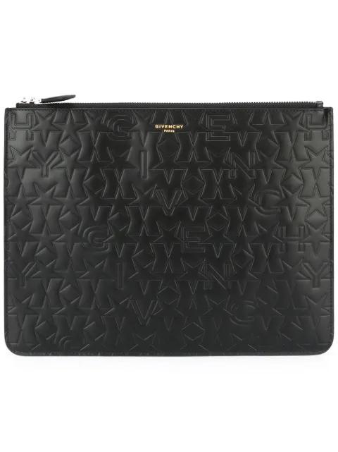 'Paris' zipped pouch by GIVENCHY