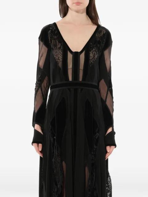 Podium panelled lace-trim dress by GIVENCHY