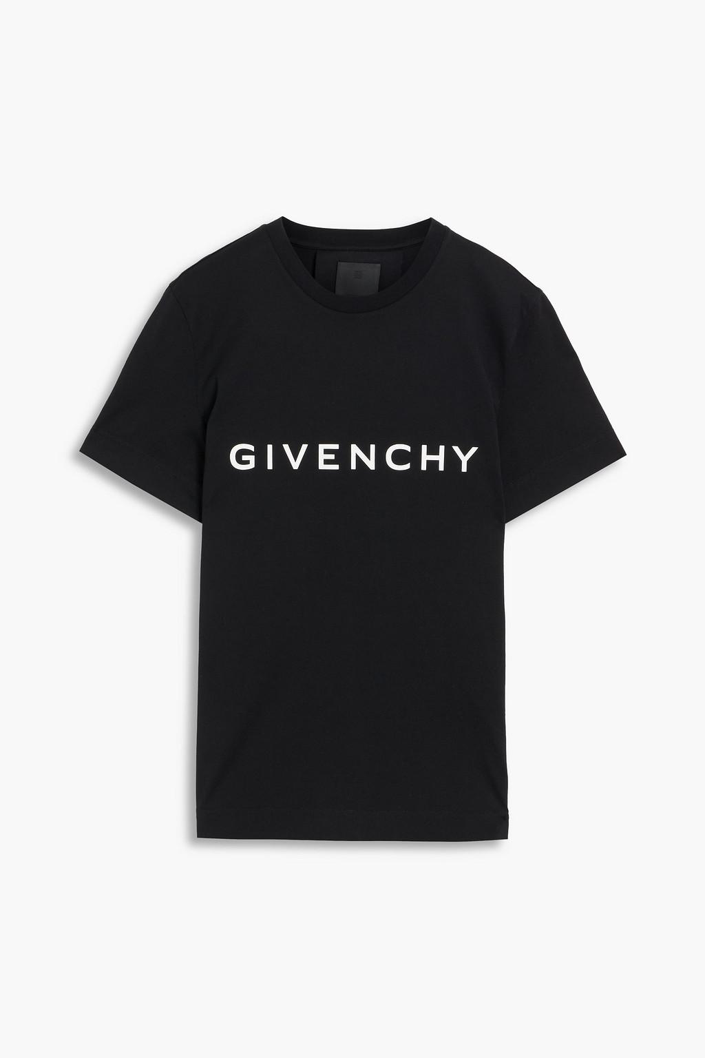 Printed cotton-jersey T-shirt by GIVENCHY