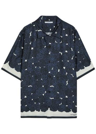 Printed silk shirt by GIVENCHY