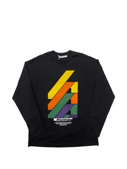 Rare graphic-print long-sleeve T-shirt by GIVENCHY