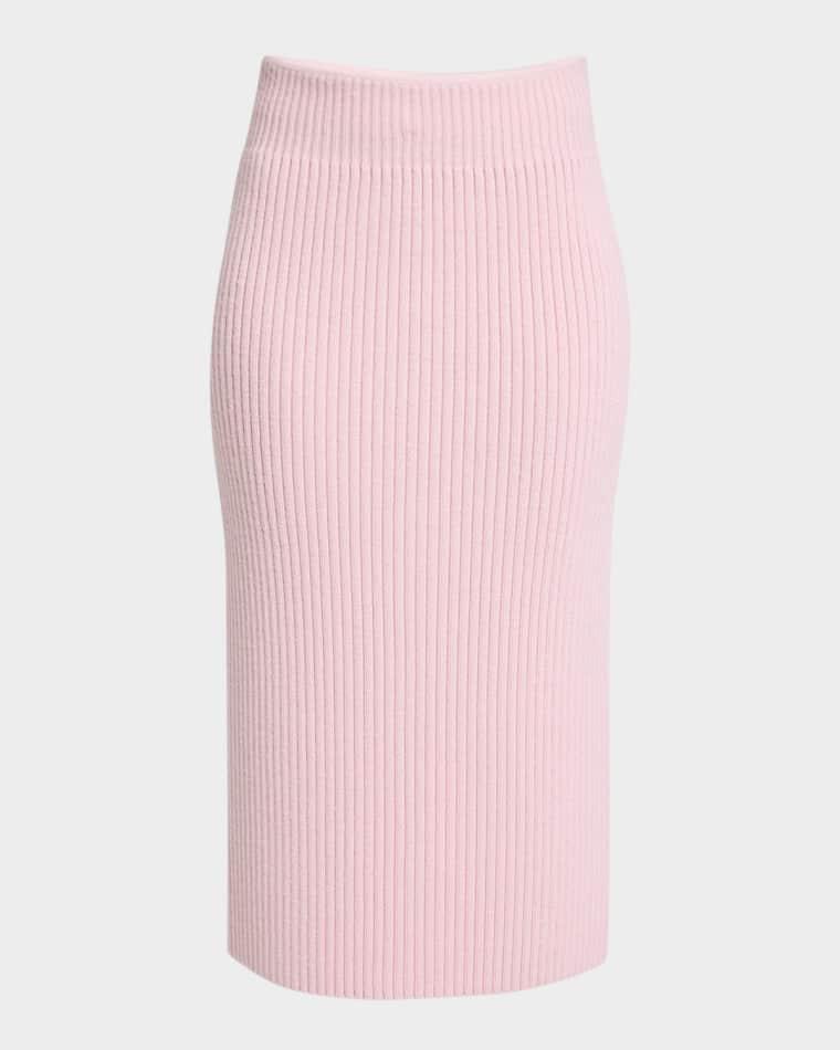 Ribbed Knit Midi Skirt by GIVENCHY