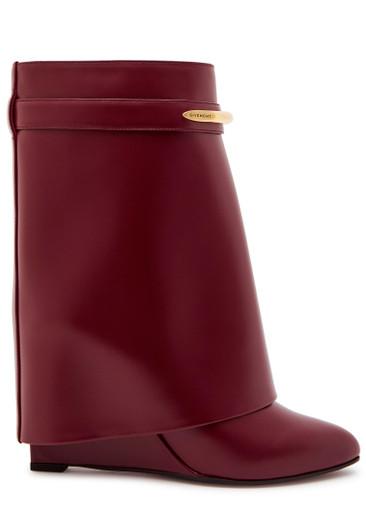 Shark 95 leather mid-calf boots by GIVENCHY