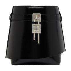 Shark Lock bucket bag in Box leather by GIVENCHY