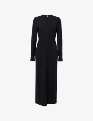 Side-Slit Long-Sleeve Cashmere Midi Jumper Dress by GIVENCHY Side-Slit Long-Sleeve Cashmere Midi Jumper Dress by GIVENCHY