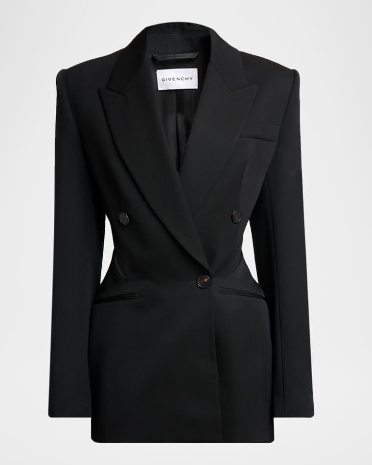 Slash Cutout Double-Breasted Blazer Jacket by GIVENCHY