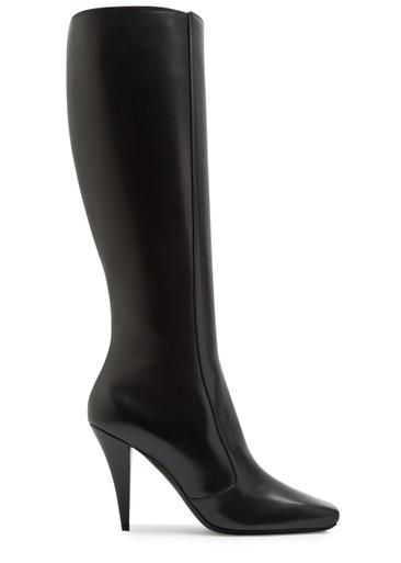 Sliced 95 leather knee-high boots by GIVENCHY